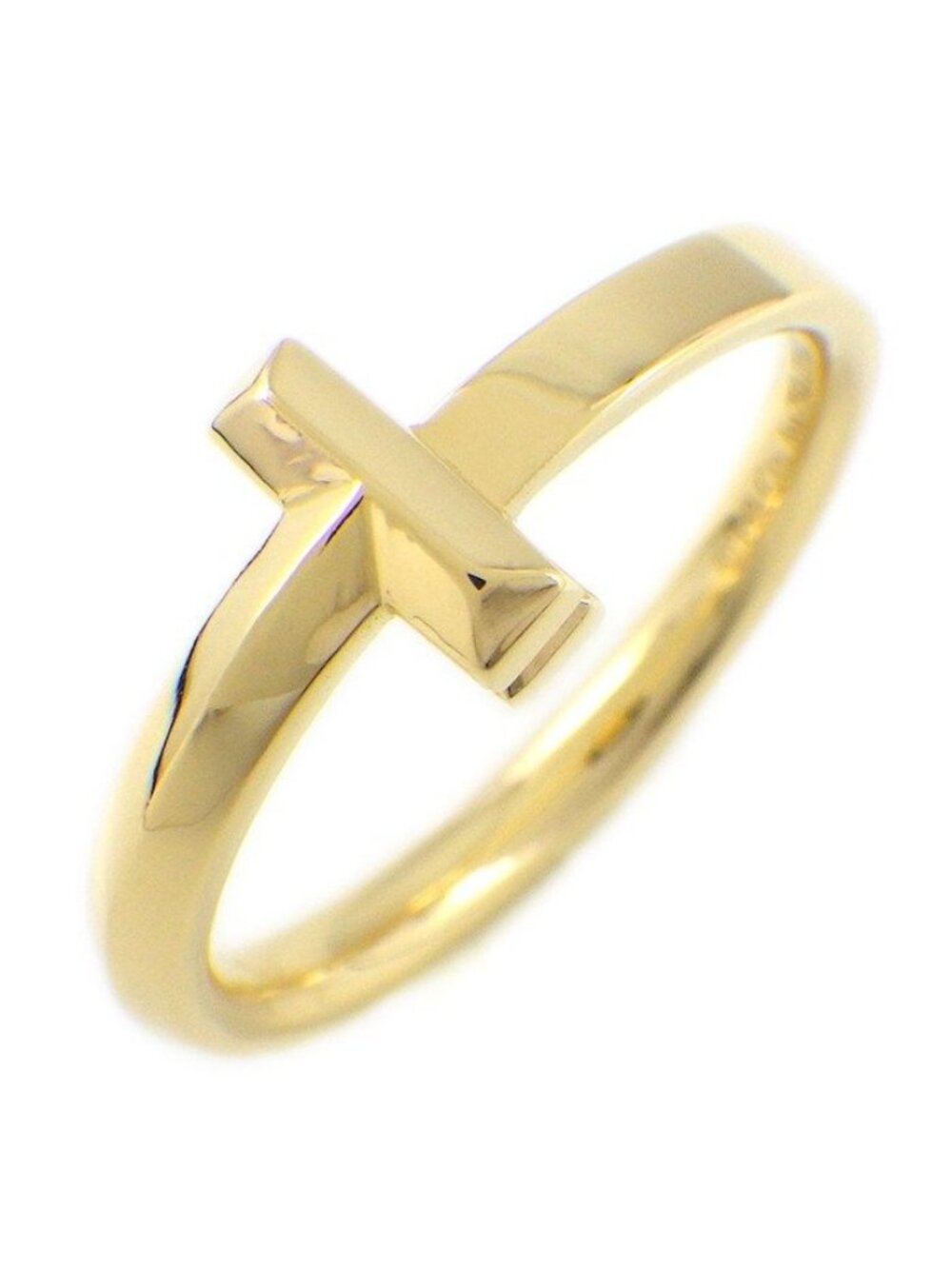 Tiffany & Co Ring T One Narrow 18k Yellow Gold